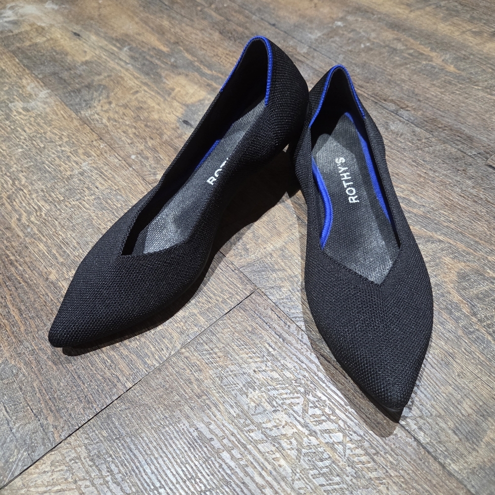 Rothy's Black Pointed Toe Flat - Picture 9 of 9
